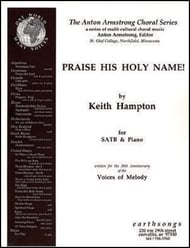 Praise His Holy Name SATB choral sheet music cover Thumbnail